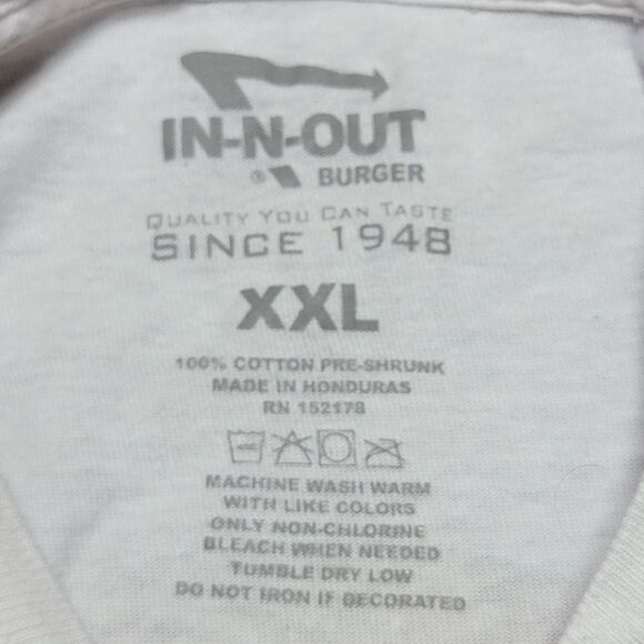 In-N-Out Burger SS White Unisex Tee Classic Cars - Size XXL - Picture 6 of 6